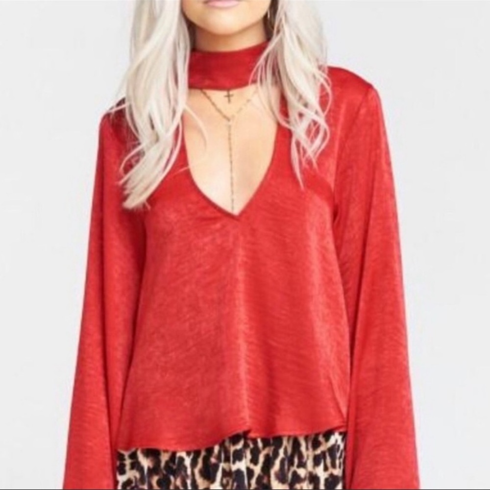 Show me your mumu Olsen Bell sleeves top